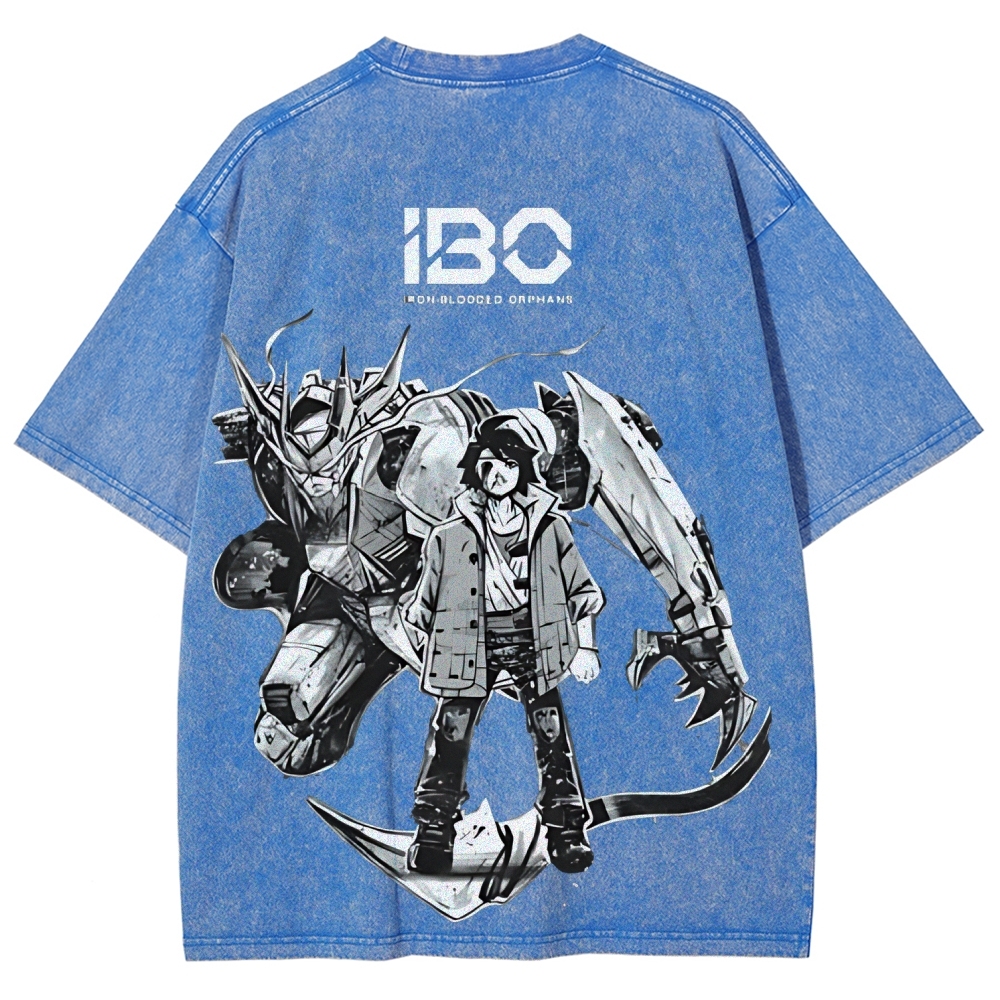 ASW-G-08 Gundam Barbatos Lupus Rex | Unisex Fit Washed T-Shirt 2512000840