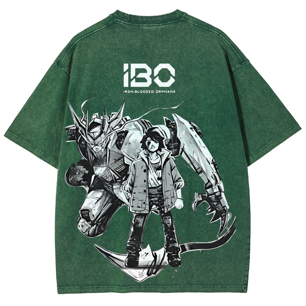 ASW-G-08 Gundam Barbatos Lupus Rex | Unisex Fit Washed T-Shirt 2512000840