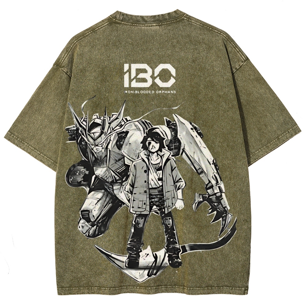 ASW-G-08 Gundam Barbatos Lupus Rex | Unisex Fit Washed T-Shirt 2512000840