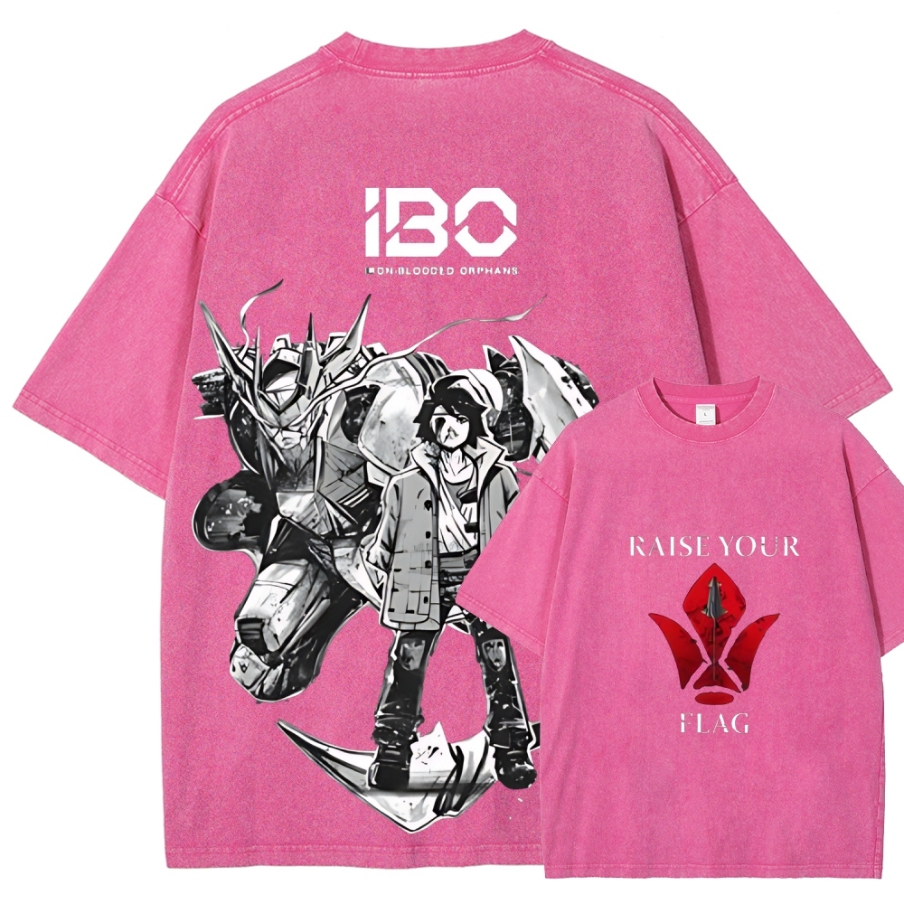ASW-G-08 Gundam Barbatos Lupus Rex | Unisex Fit Washed T-Shirt 2512000840