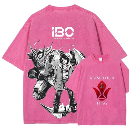 ASW-G-08 Gundam Barbatos Lupus Rex | Unisex Fit Washed T-Shirt 2512000840