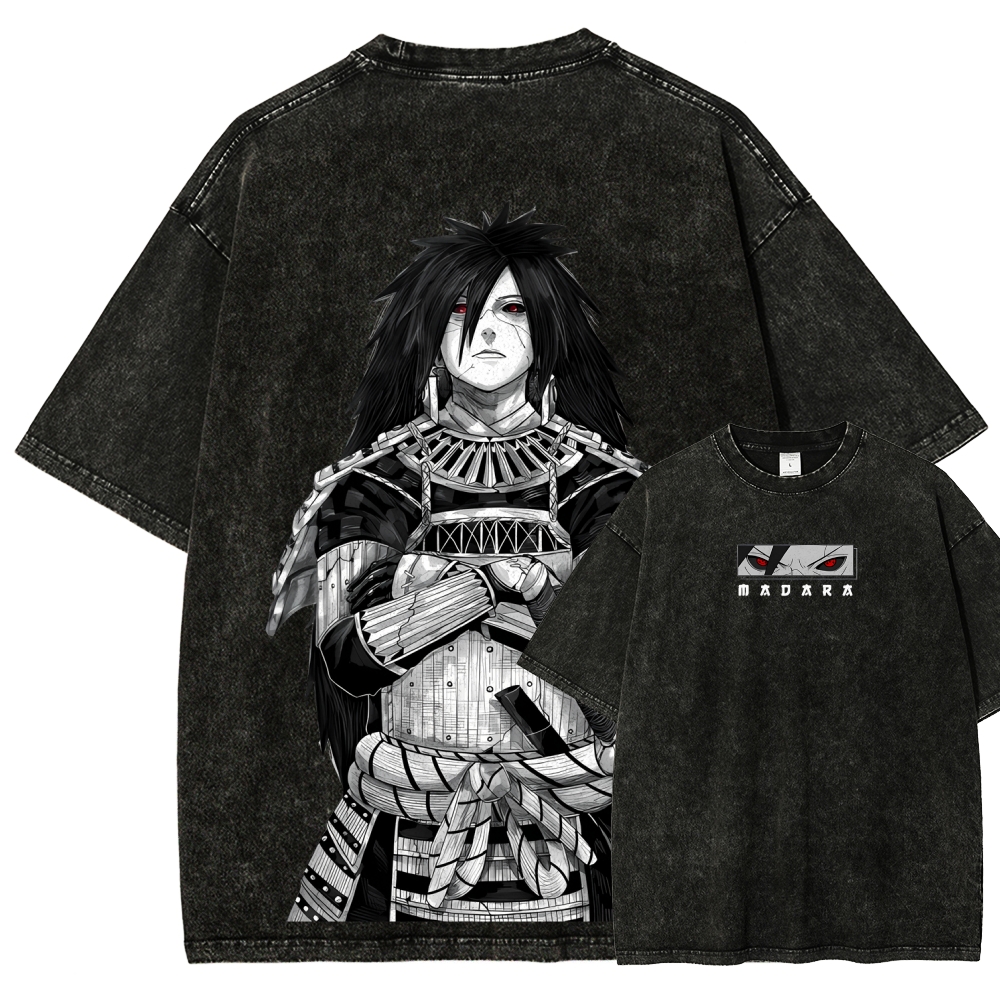 Naruto Uchiha Madara | Unisex Fit Washed T-Shirt 2512004225