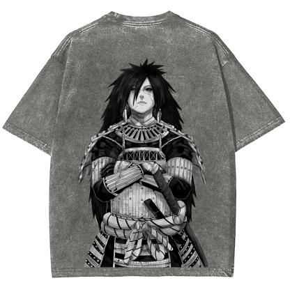 Naruto Uchiha Madara | Unisex Fit Washed T-Shirt 2512004225