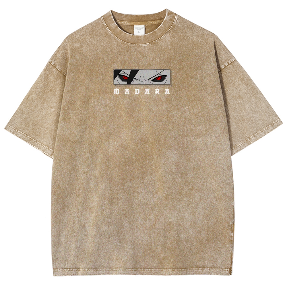 Naruto Uchiha Madara | Unisex Fit Washed T-Shirt 2512004225