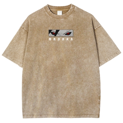 Naruto Uchiha Madara | Unisex Fit Washed T-Shirt 2512004225
