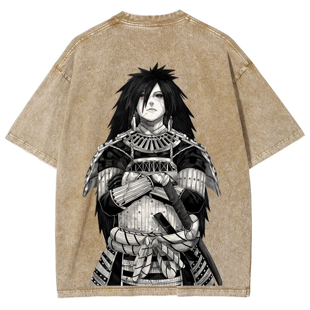 Naruto Uchiha Madara | Unisex Fit Washed T-Shirt 2512004225