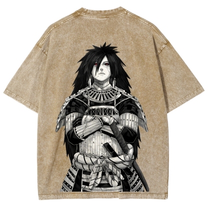 Naruto Uchiha Madara | Unisex Fit Washed T-Shirt 2512004225