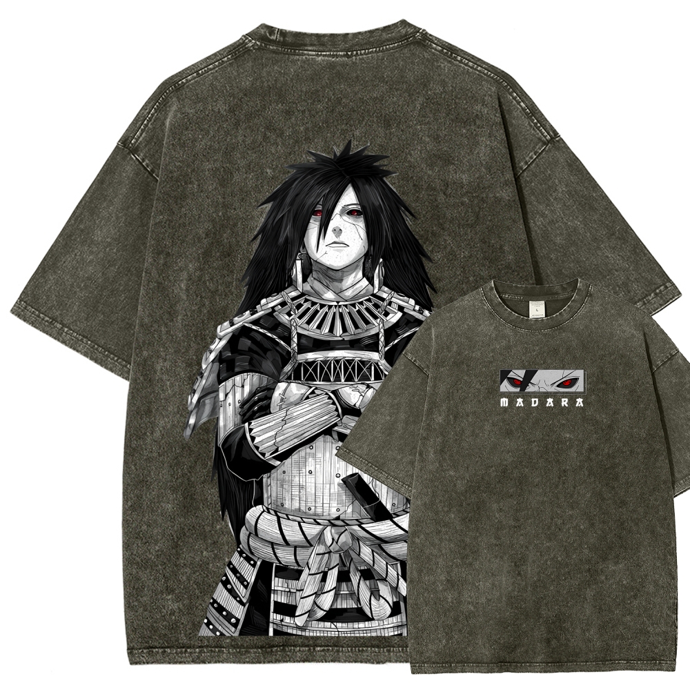 Naruto Uchiha Madara | Unisex Fit Washed T-Shirt 2512004225