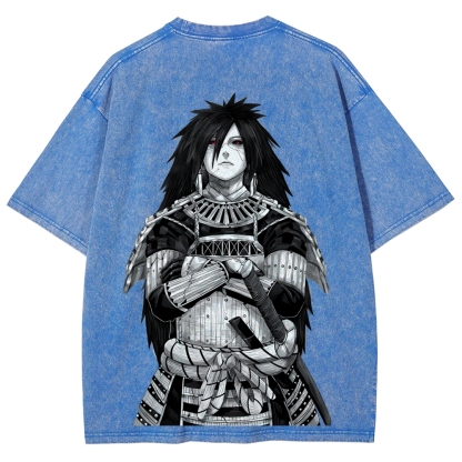 Naruto Uchiha Madara | Unisex Fit Washed T-Shirt 2512004225