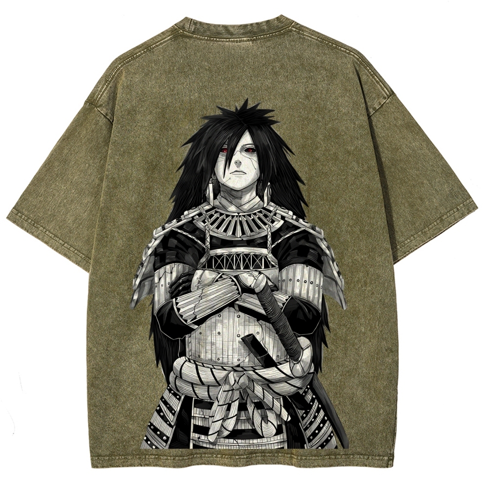 Naruto Uchiha Madara | Unisex Fit Washed T-Shirt 2512004225