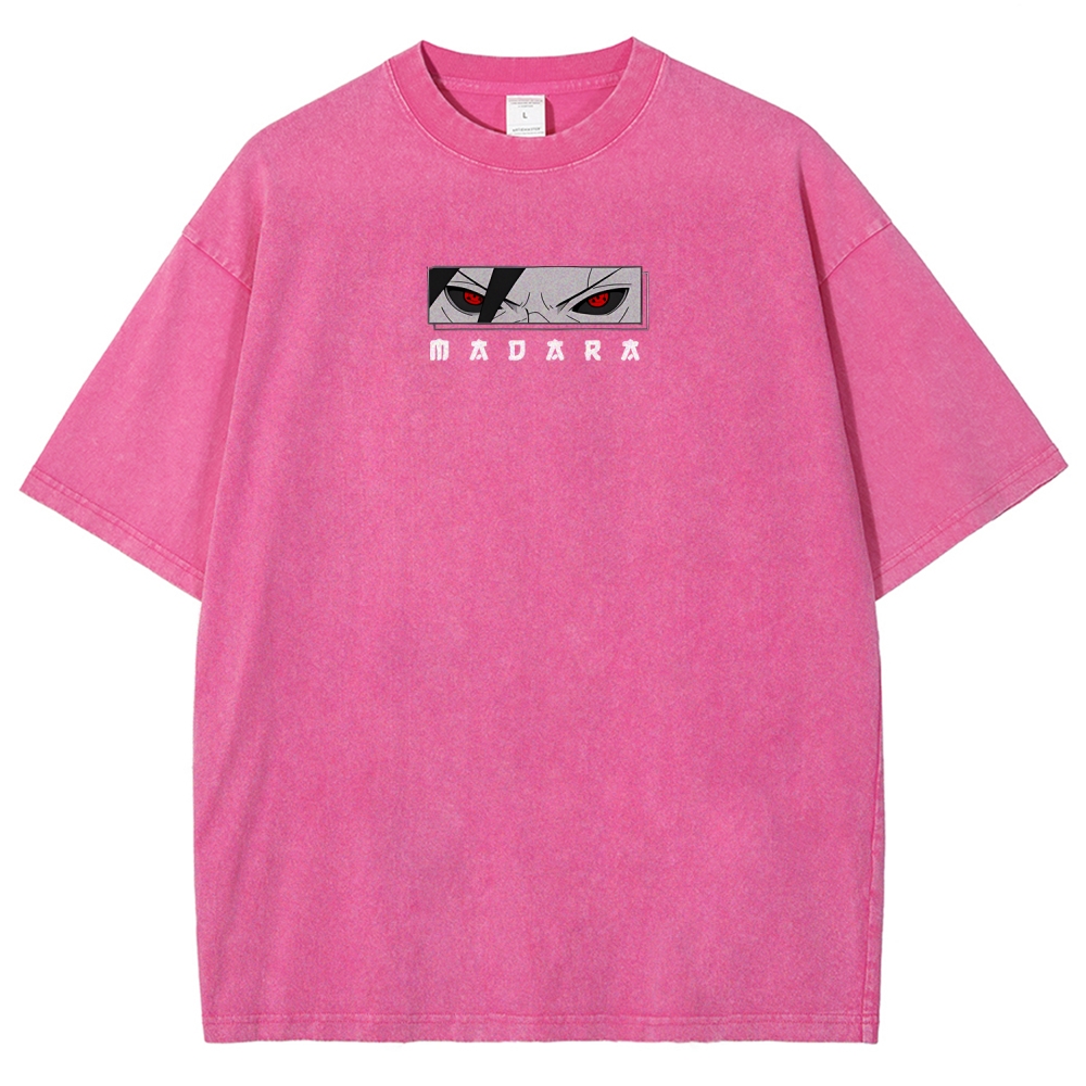 Naruto Uchiha Madara | Unisex Fit Washed T-Shirt 2512004225