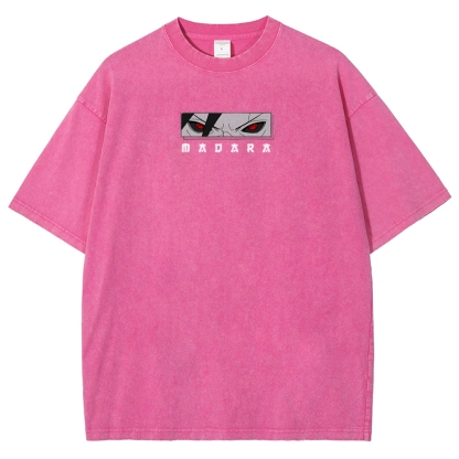 Naruto Uchiha Madara | Unisex Fit Washed T-Shirt 2512004225