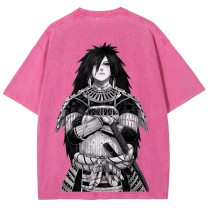 Naruto Uchiha Madara | Unisex Fit Washed T-Shirt 2512004225