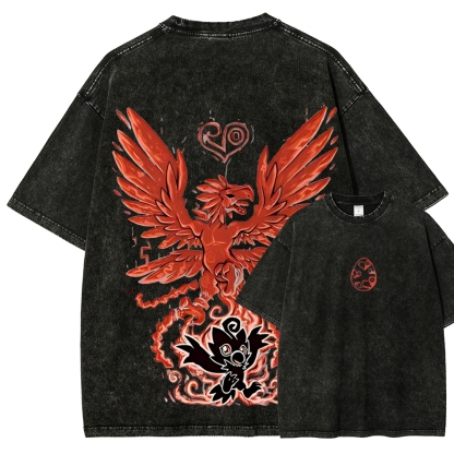 WarGreymon Digimon Adventure | Unisex Fit Washed T-Shirt