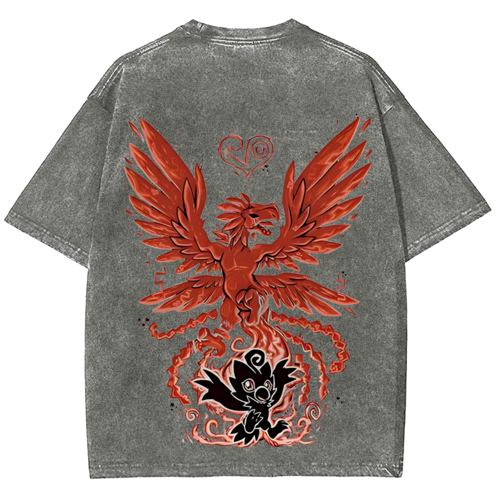 WarGreymon Digimon Adventure | Unisex Fit Washed T-Shirt