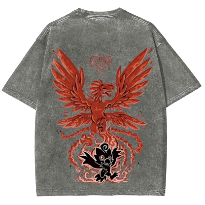 WarGreymon Digimon Adventure | Unisex Fit Washed T-Shirt