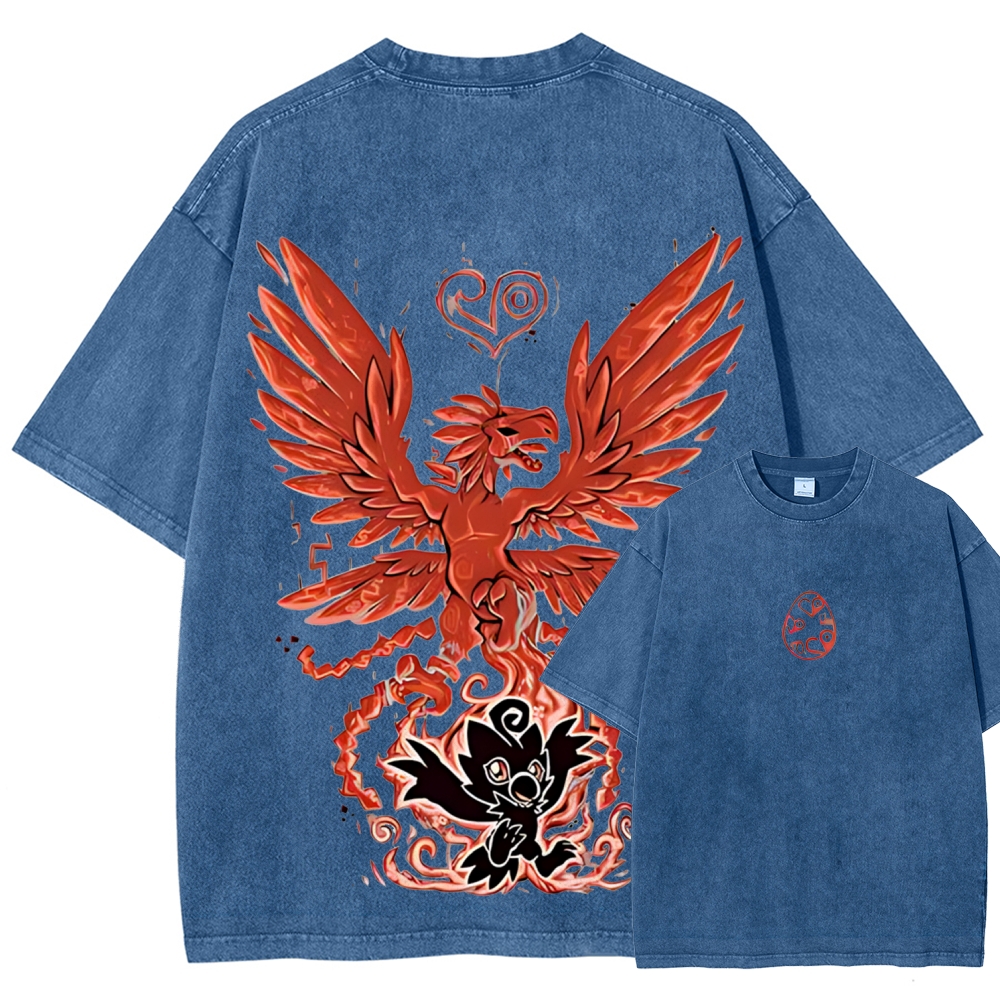 WarGreymon Digimon Adventure | Unisex Fit Washed T-Shirt