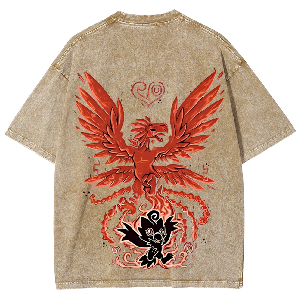 WarGreymon Digimon Adventure | Unisex Fit Washed T-Shirt