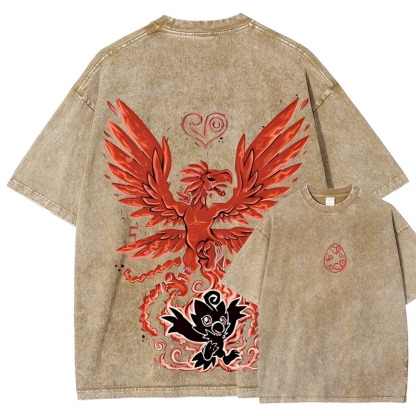 WarGreymon Digimon Adventure | Unisex Fit Washed T-Shirt