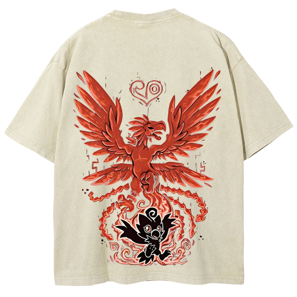 WarGreymon Digimon Adventure | Unisex Fit Washed T-Shirt