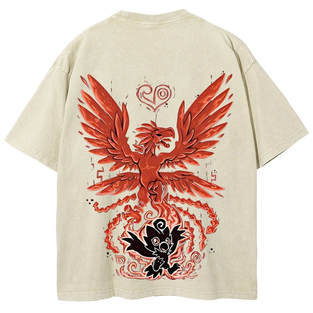 WarGreymon Digimon Adventure | Unisex Fit Washed T-Shirt