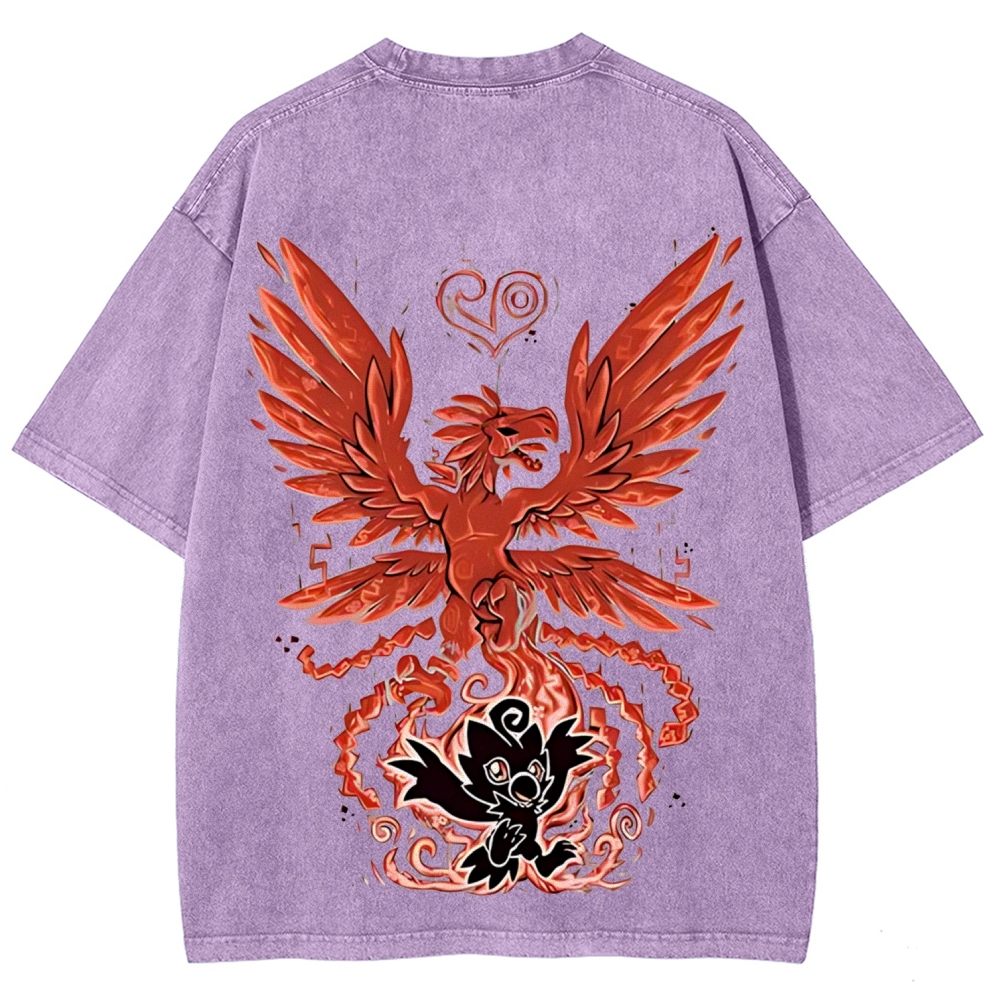 WarGreymon Digimon Adventure | Unisex Fit Washed T-Shirt
