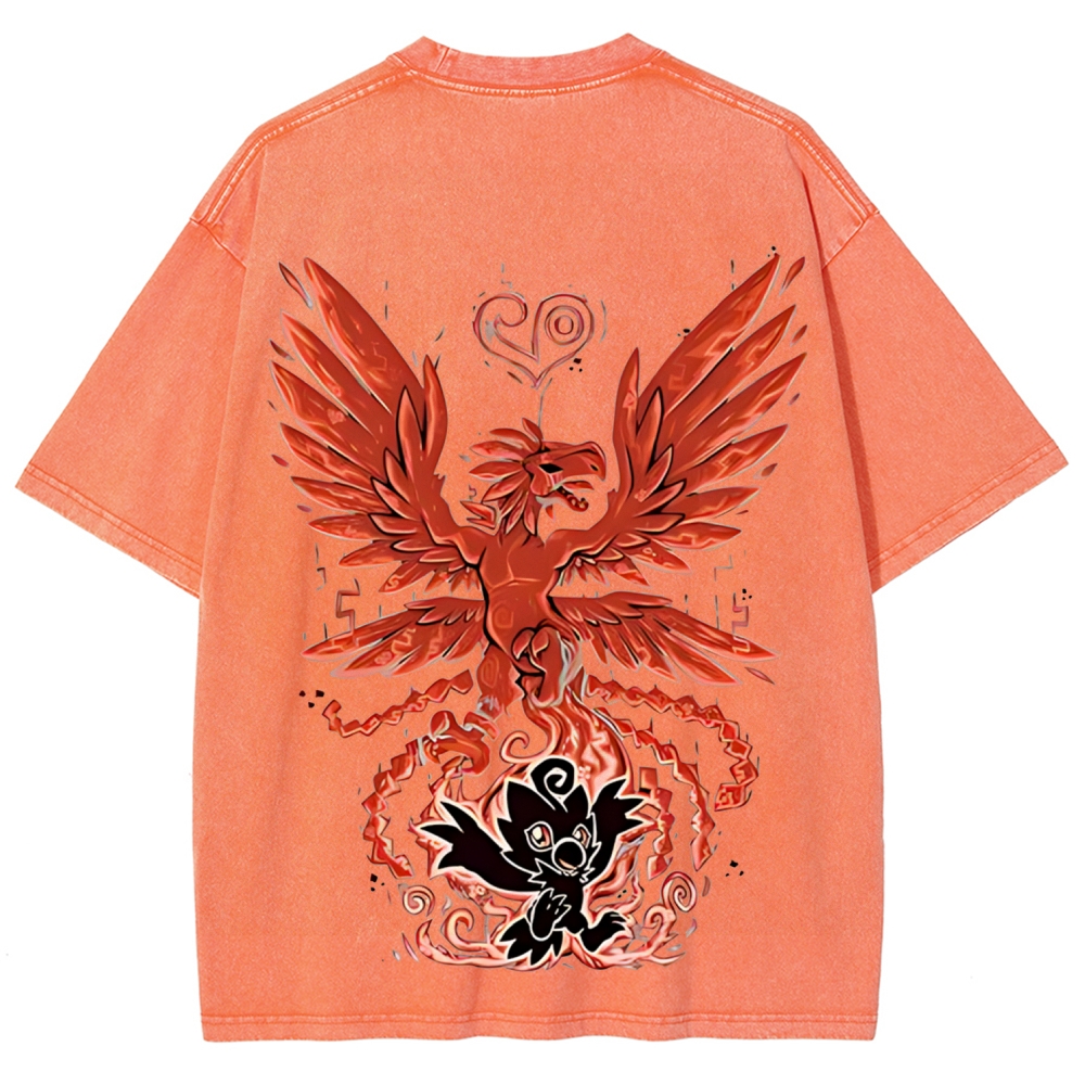 WarGreymon Digimon Adventure | Unisex Fit Washed T-Shirt