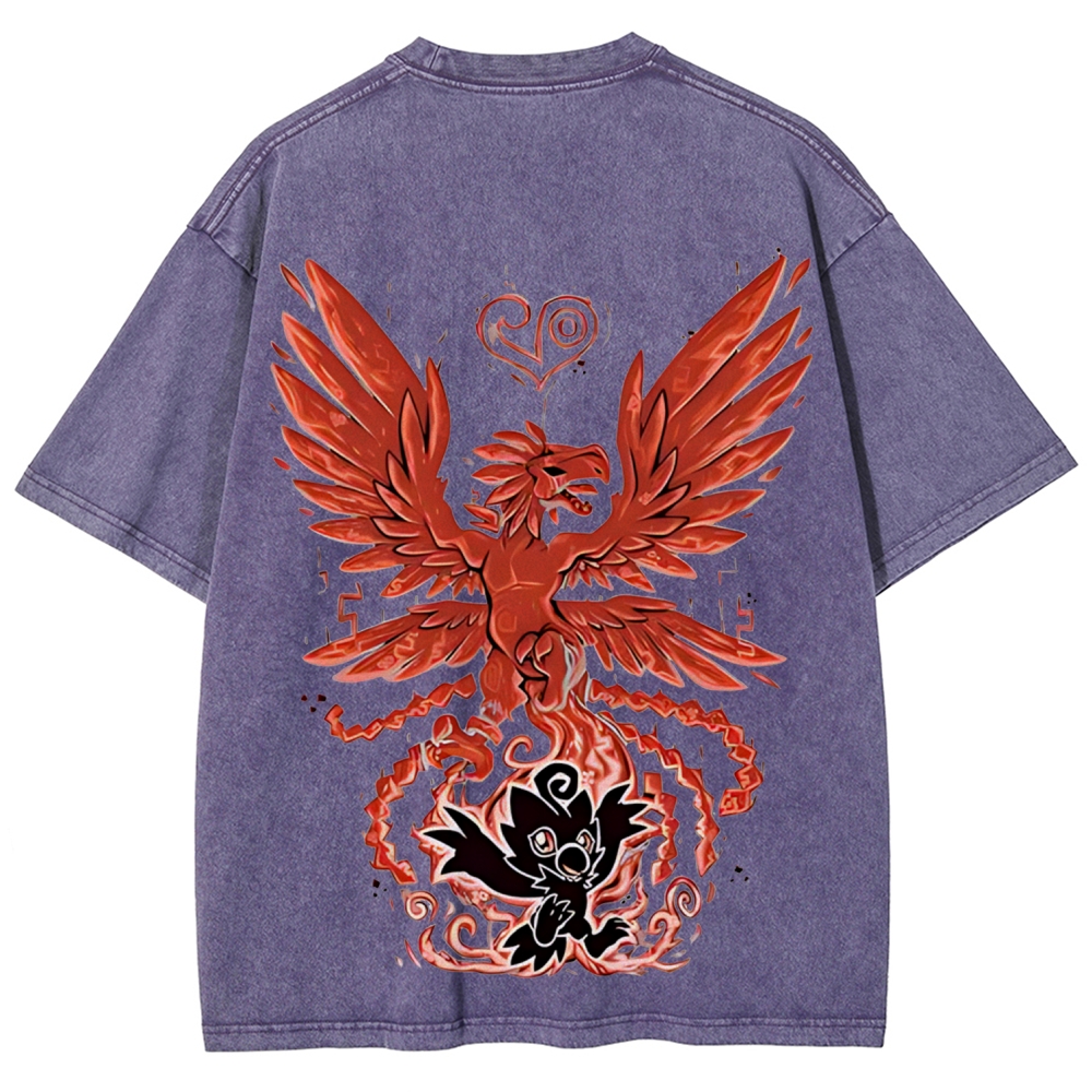WarGreymon Digimon Adventure | Unisex Fit Washed T-Shirt