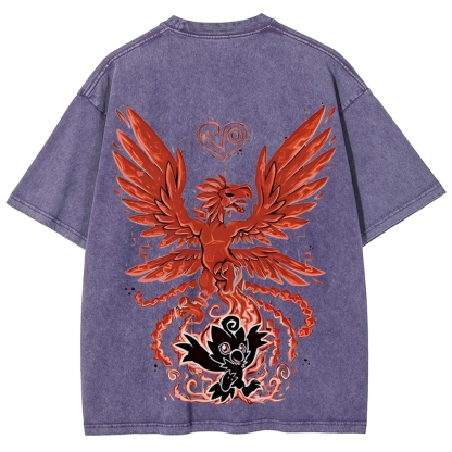 WarGreymon Digimon Adventure | Unisex Fit Washed T-Shirt