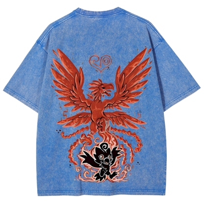 WarGreymon Digimon Adventure | Unisex Fit Washed T-Shirt
