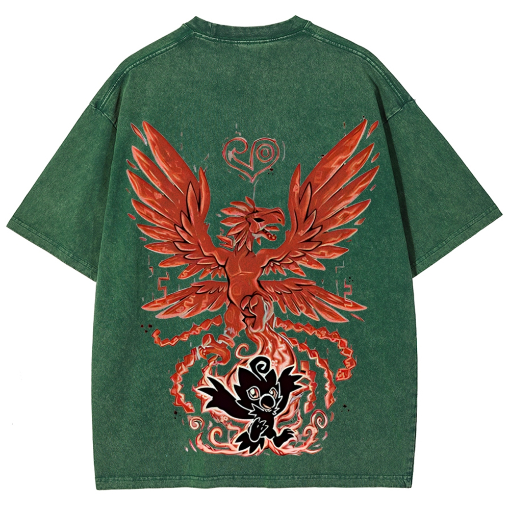 WarGreymon Digimon Adventure | Unisex Fit Washed T-Shirt