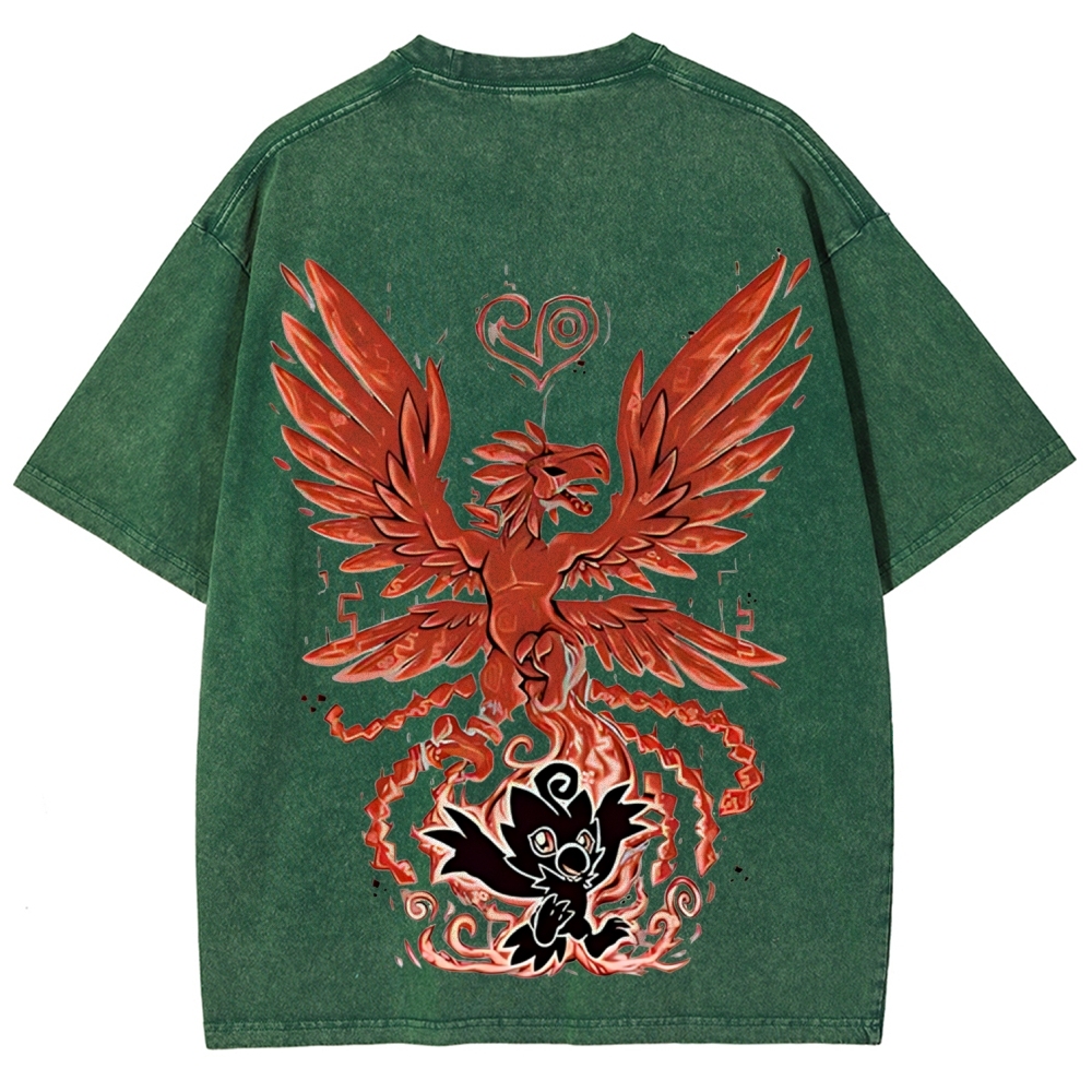 WarGreymon Digimon Adventure | Unisex Fit Washed T-Shirt