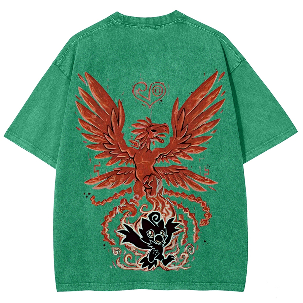 WarGreymon Digimon Adventure | Unisex Fit Washed T-Shirt