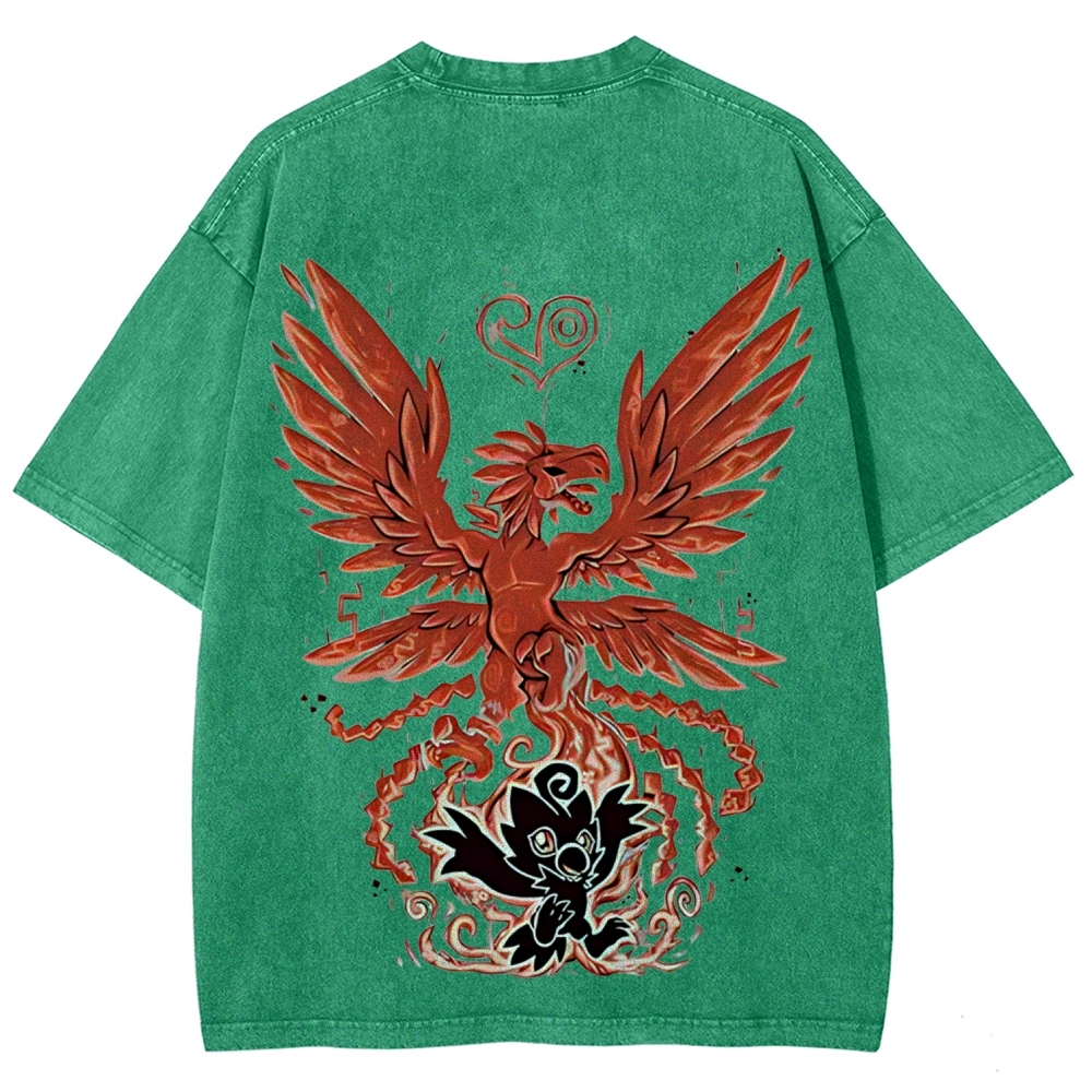 WarGreymon Digimon Adventure | Unisex Fit Washed T-Shirt