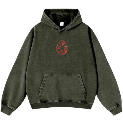 WarGreymon Digimon Adventure | Unisex Casual Printed Double-sided Washed Hoodie