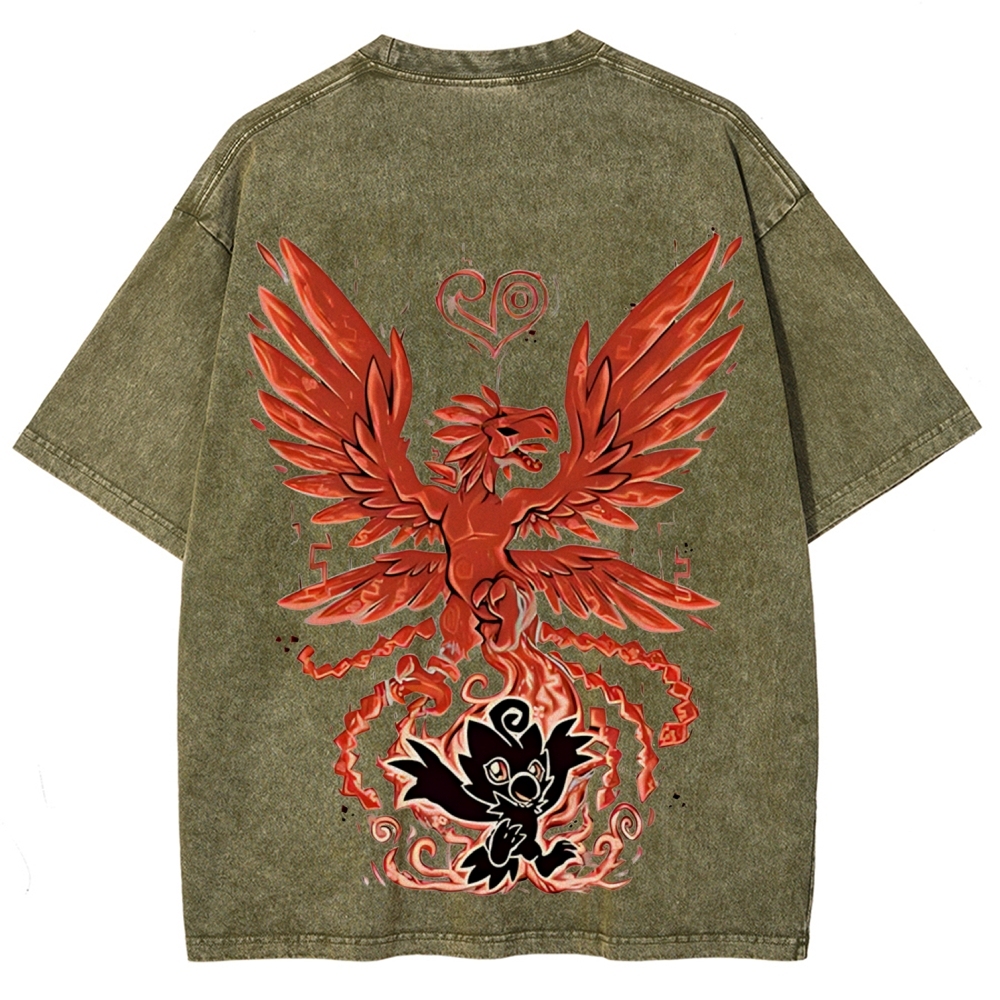 WarGreymon Digimon Adventure | Unisex Fit Washed T-Shirt