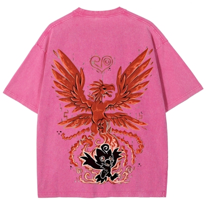 WarGreymon Digimon Adventure | Unisex Fit Washed T-Shirt