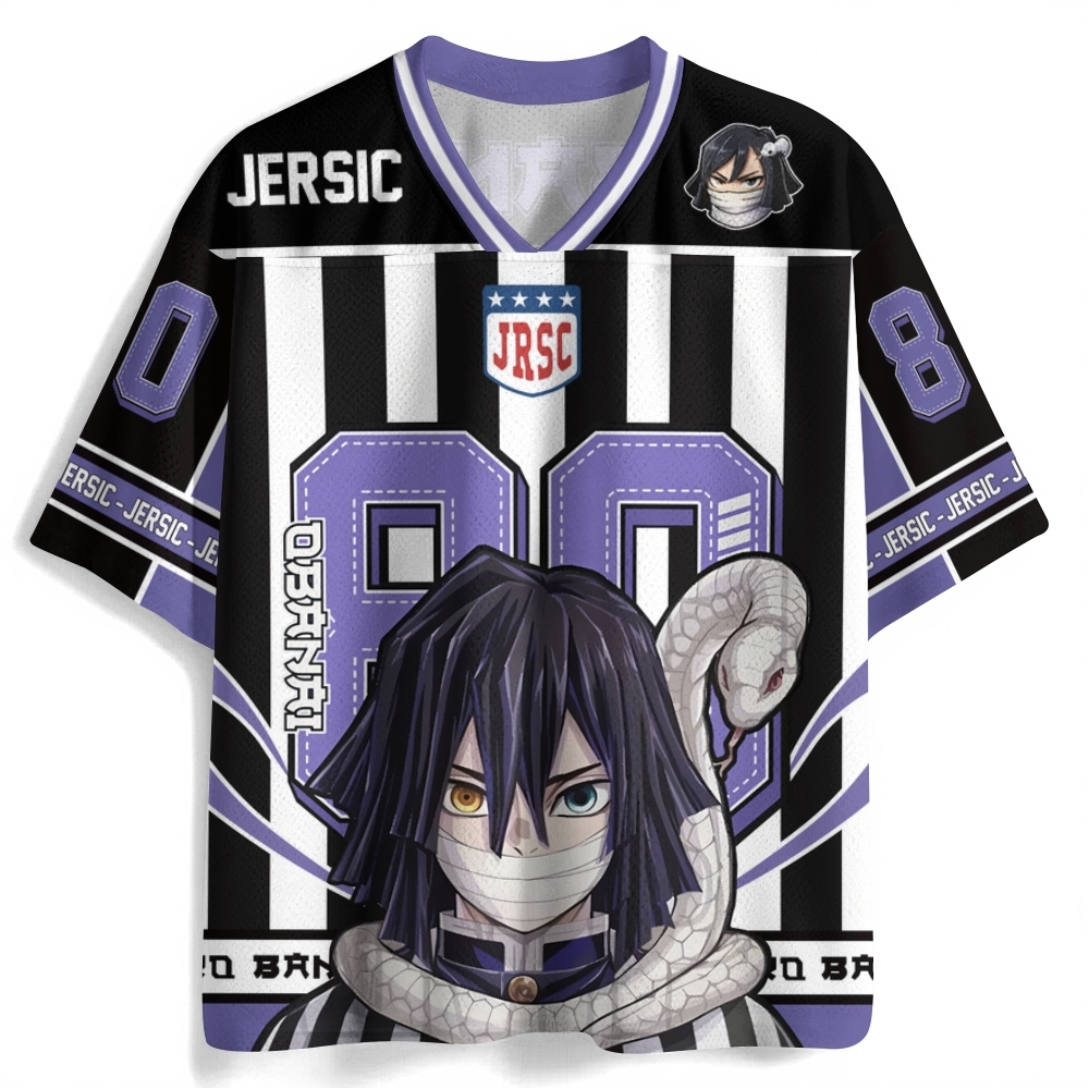 Demon Slayer Iguro Obanai Jersey