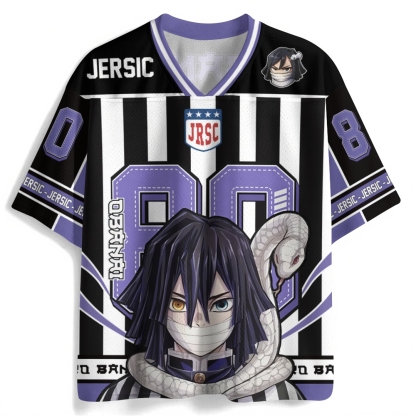Demon Slayer Iguro Obanai Jersey