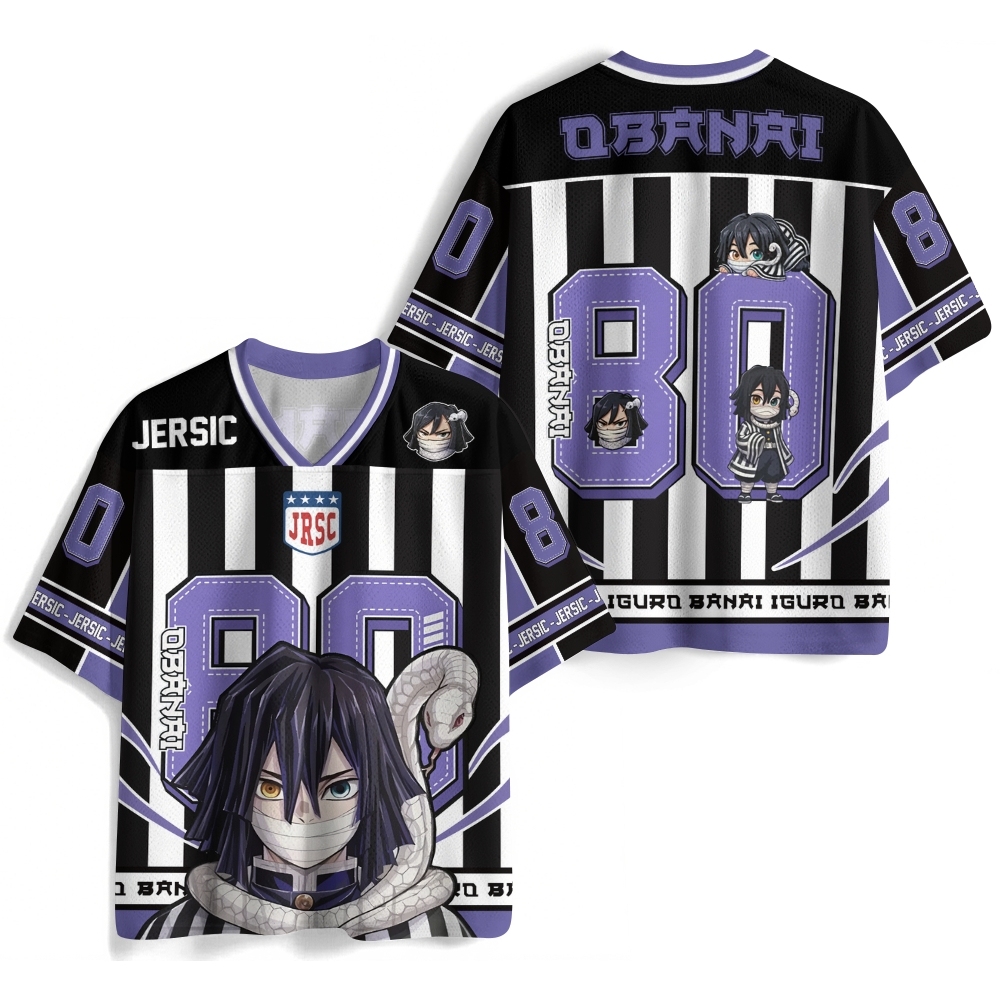 Demon Slayer Iguro Obanai Jersey