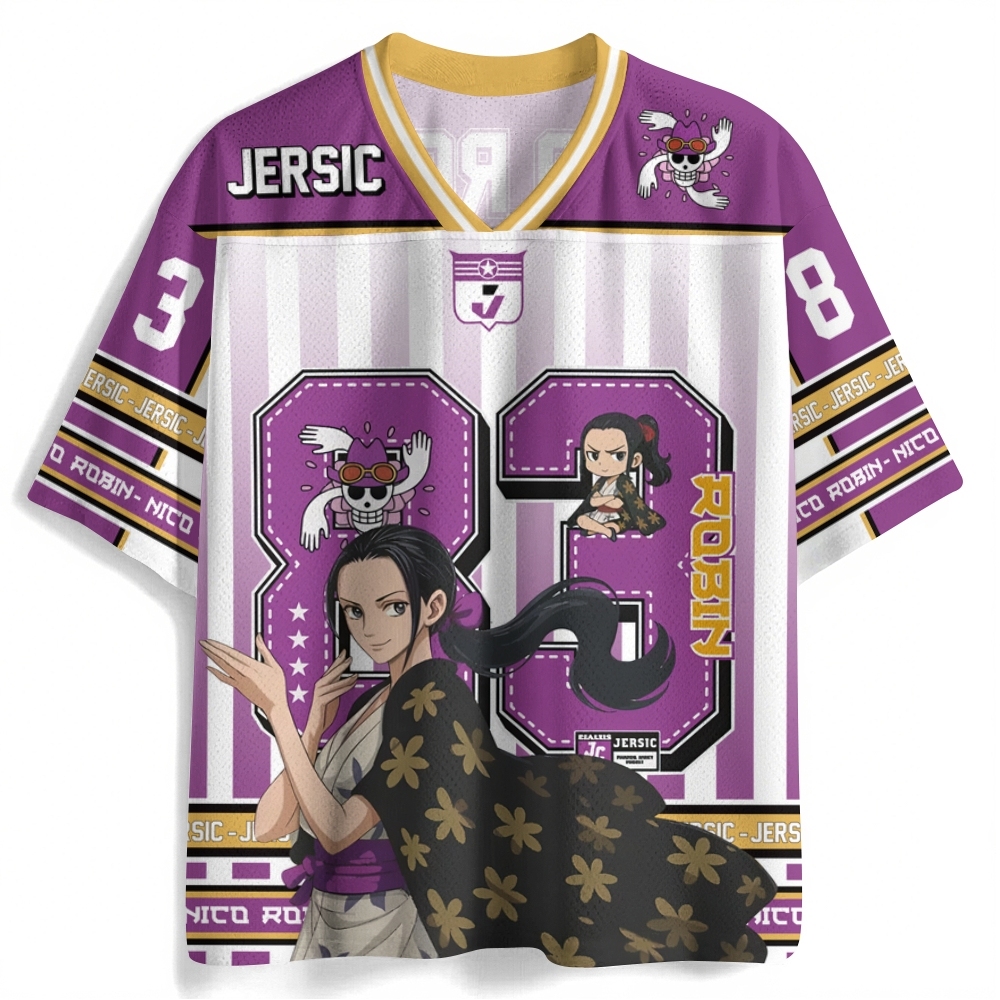 One Piece Niko Robin Anime Football Jersey