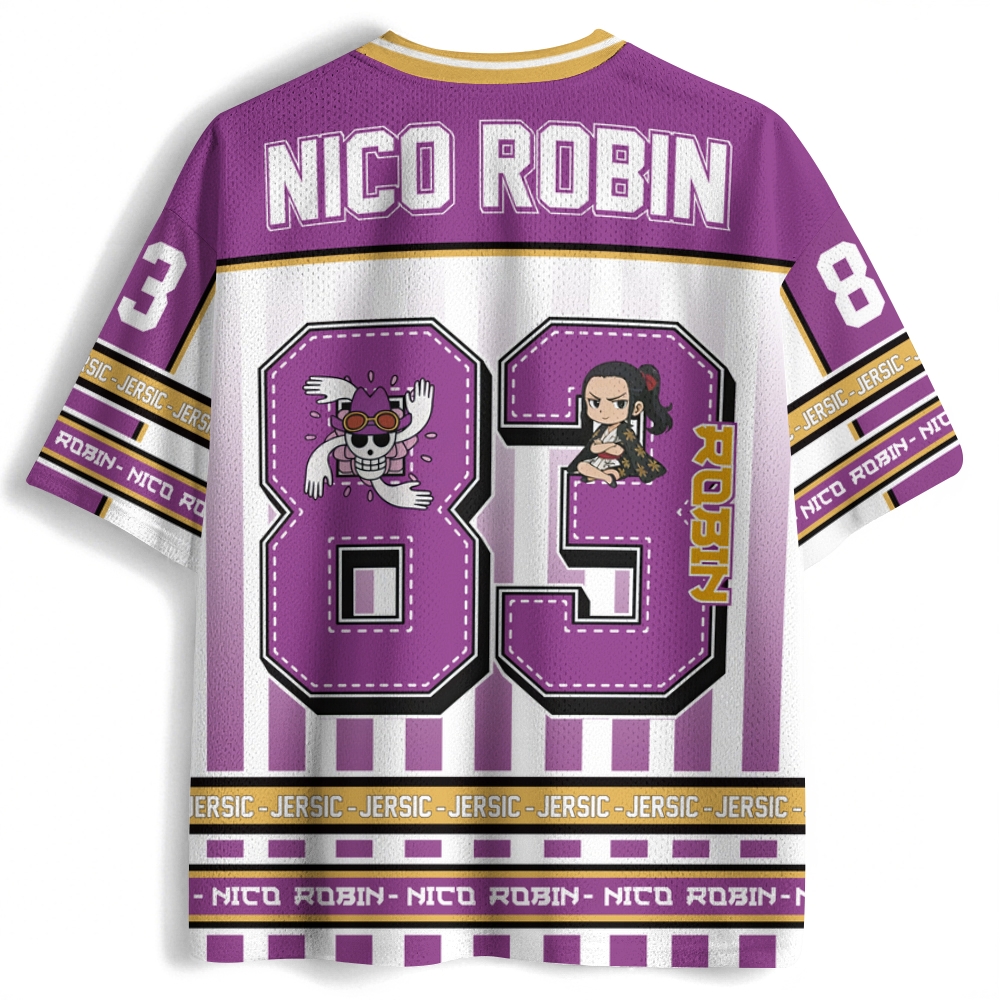 One Piece Niko Robin Anime Football Jersey
