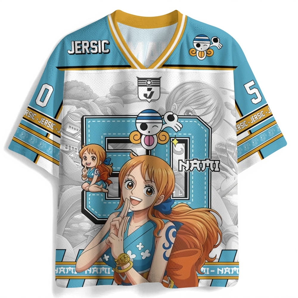 One Piece Anime Football Jersey