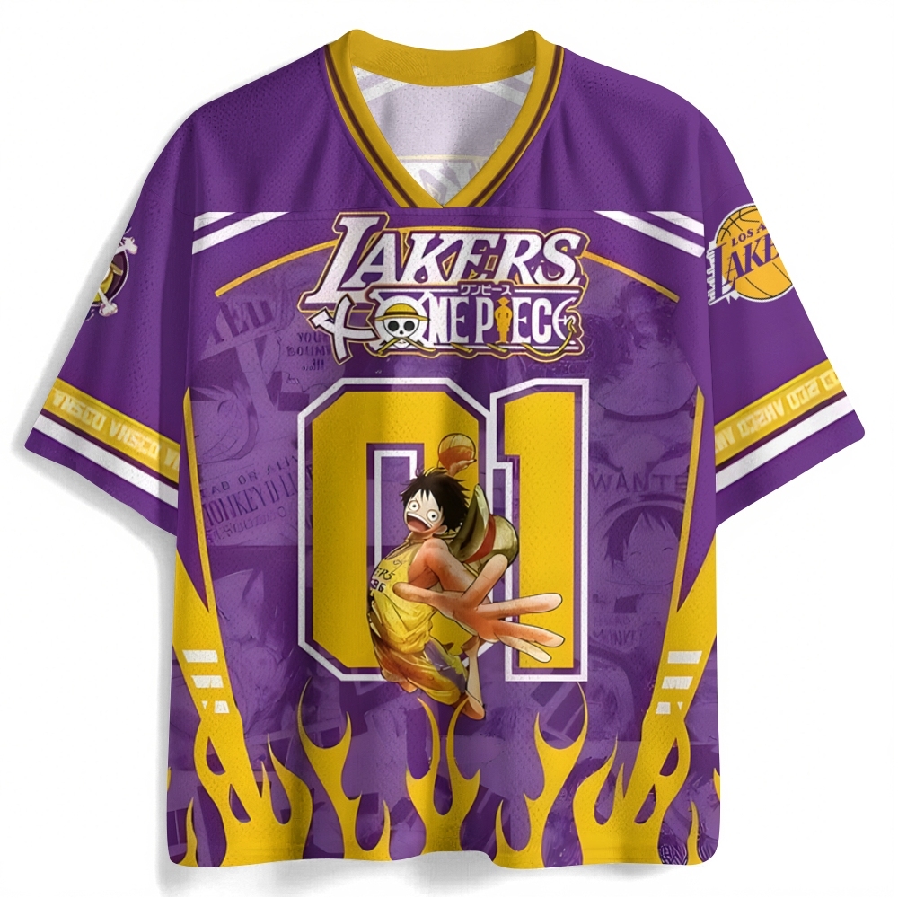 One Piece Anime Football Jersey Shirts