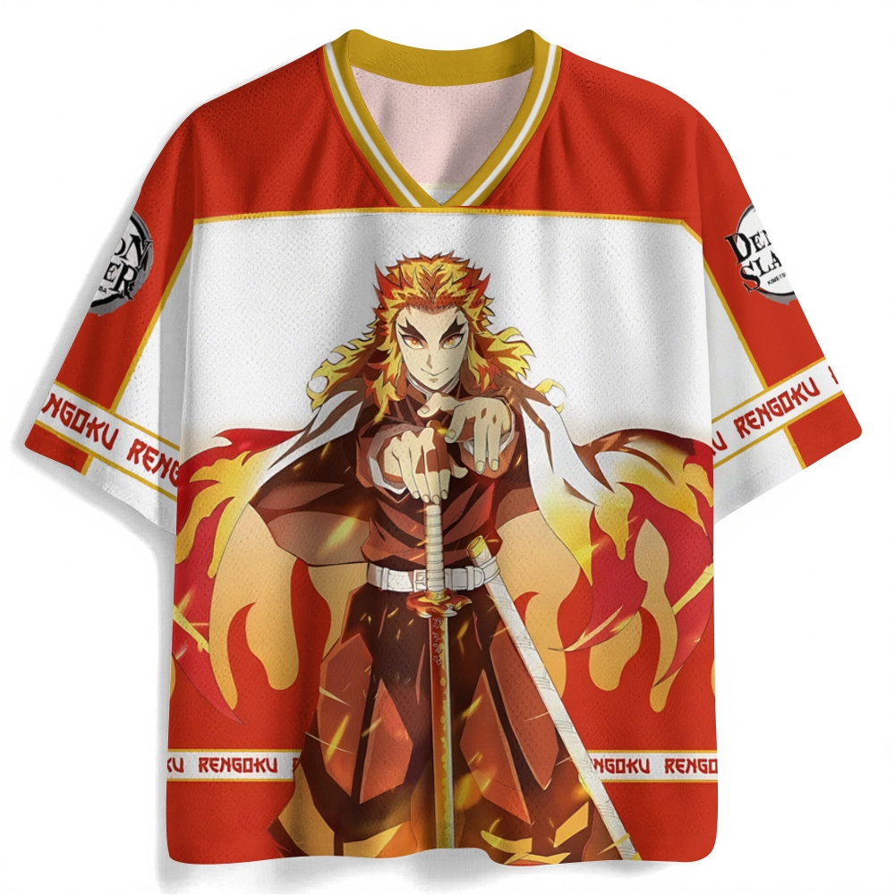 Demon Slayer Anime Football Jersey Shirts