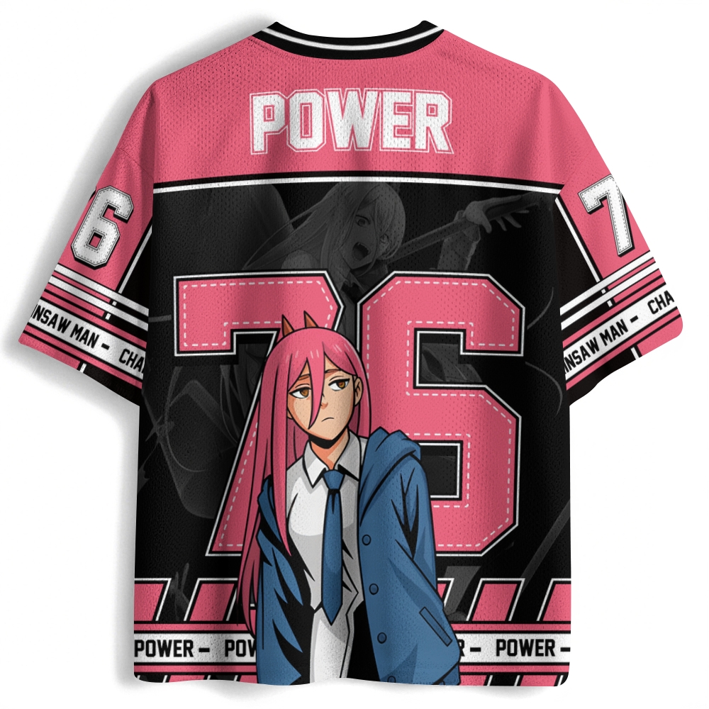 Chainsaw man Power Jersey Shirts