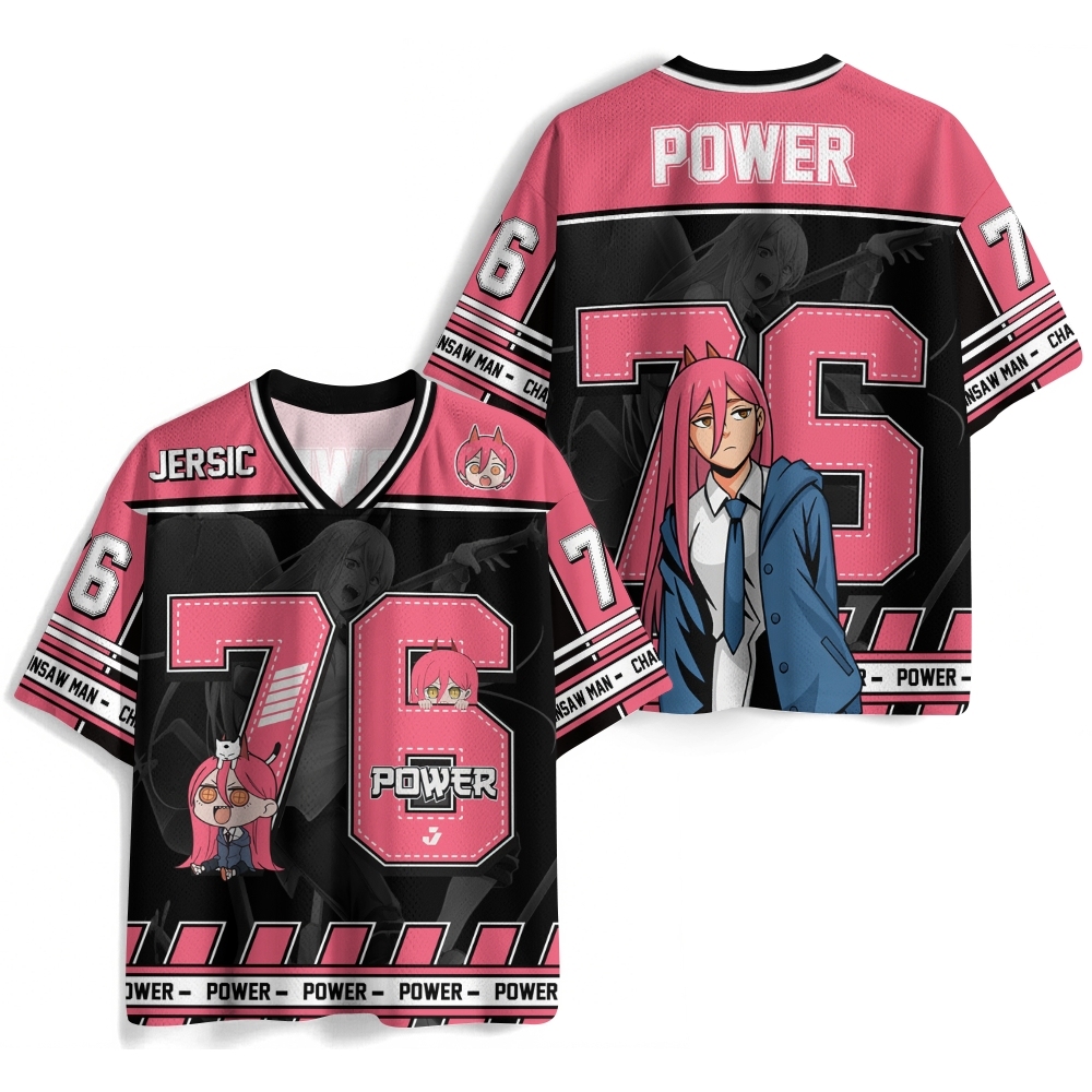 Chainsaw man Power Jersey Shirts
