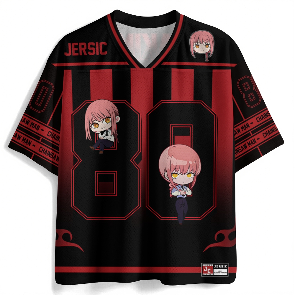 Chainsaw man Makima Jersey Shirts