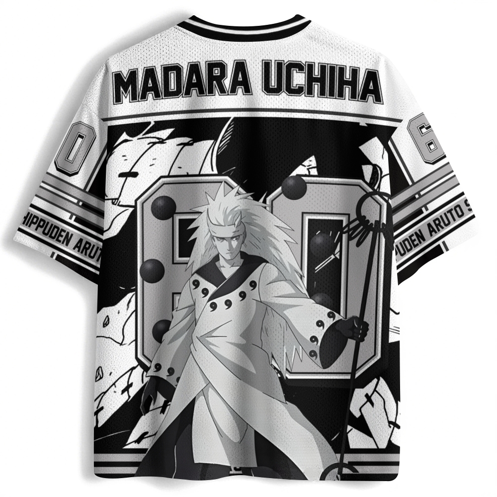 Naruto Madara Uchiha Jersey Shirts