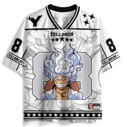 One Piece Luffy Gear 5 Jersey Shirts